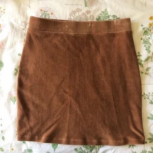Forever 21 Suede Mini Skirt